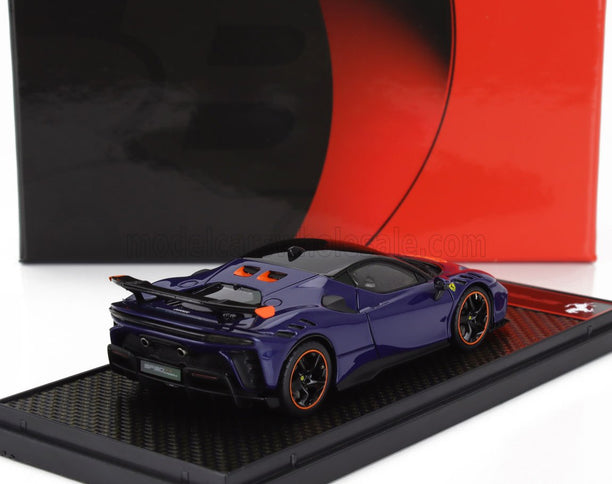 FERRARI | SF90 XX STRADALE 2024 | BLU ELETTRICO - BLUE MET BLACK ORANGE