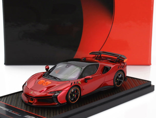 FERRARI | SF90 XX STRADALE 2024 | ROSSO FUOCO - RED ORANGE BLACK