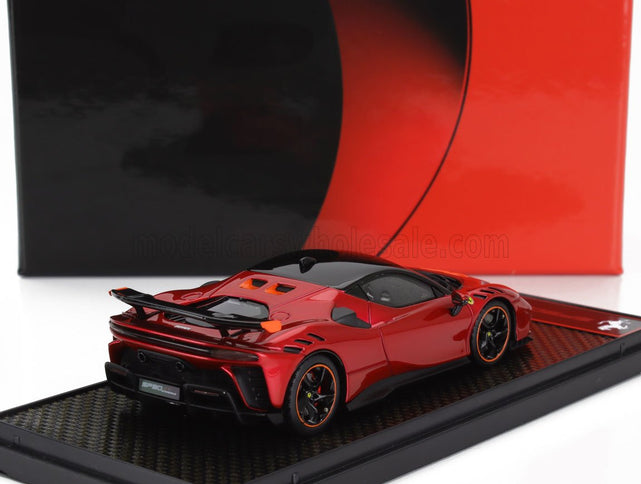 FERRARI | SF90 XX STRADALE 2024 | ROSSO FUOCO - RED ORANGE BLACK