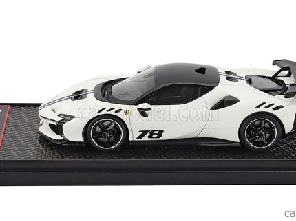 Ferrari SF90 XX Stradale N°78 2024 1:43 BBR Models Bianto Italia - matná biela čierna