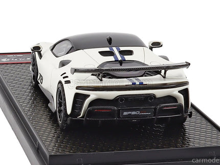 Ferrari SF90 XX Stradale N°78 2024 1:43 BBR Models Bianto Italia - matná biela čierna