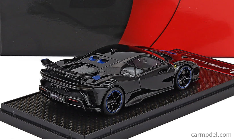 Ferrari SF90 XX Stradale 2024 1:43 BBR Models čierna Ds - čierna svetlomodrá