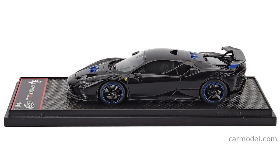 Ferrari SF90 XX Stradale 2024 1:43 BBR Models čierna Ds - čierna svetlomodrá