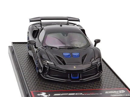 Ferrari SF90 XX Stradale 2024 1:43 BBR Models čierna Ds - čierna svetlomodrá