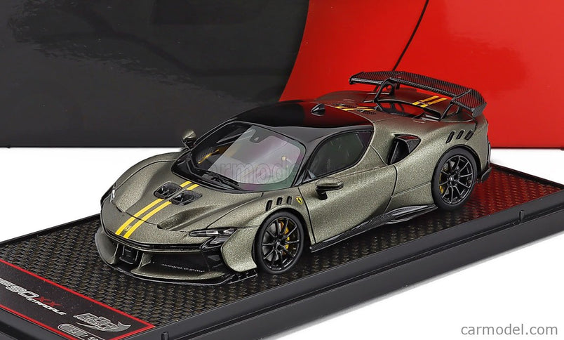 Ferrari SF90 XX Stradale 2024 1:43 BBR Models zelená Masoni - matná zelená čierna