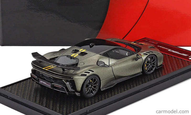 Ferrari SF90 XX Stradale 2024 1:43 BBR Models zelená Masoni - matná zelená čierna