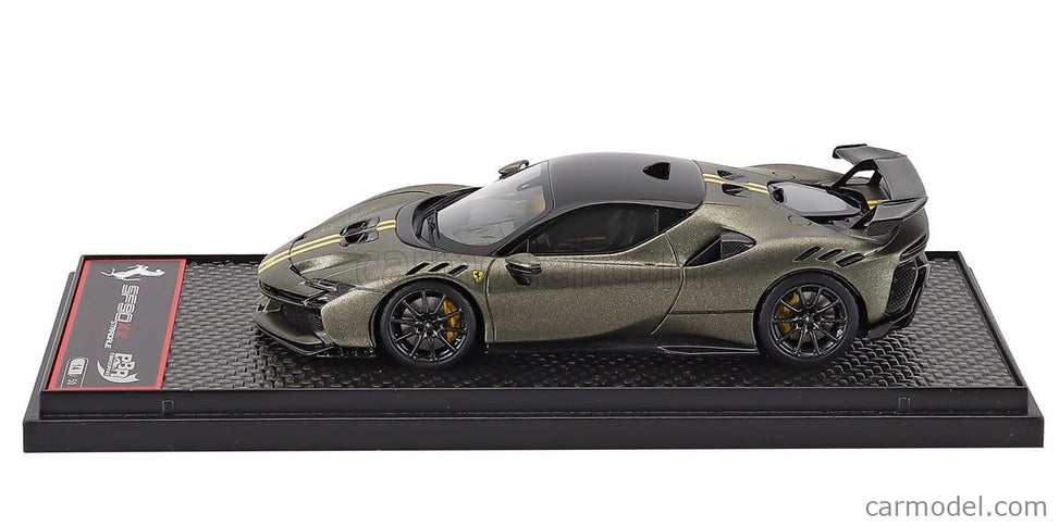 Ferrari SF90 XX Stradale 2024 1:43 BBR Models zelená Masoni - matná zelená čierna