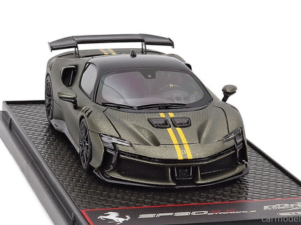 Ferrari SF90 XX Stradale 2024 1:43 BBR Models zelená Masoni - matná zelená čierna
