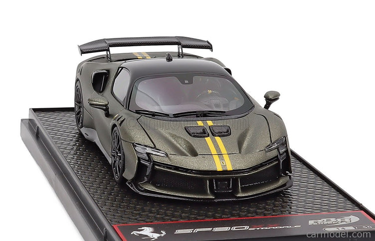 Ferrari SF90 XX Stradale 2024 1:43 BBR Models zelená Masoni - matná zelená čierna