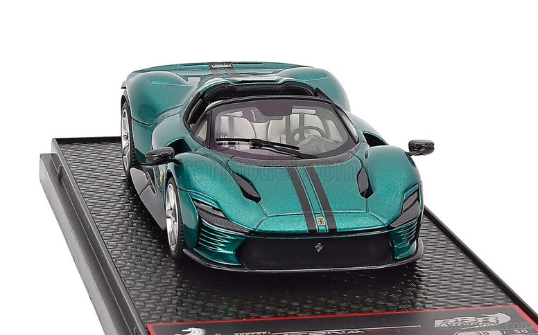 Ferrari Daytona SP3 Serie Icona Open Roof 2022 1:43 BBR Models zelená Manzoni - zelená čierna
