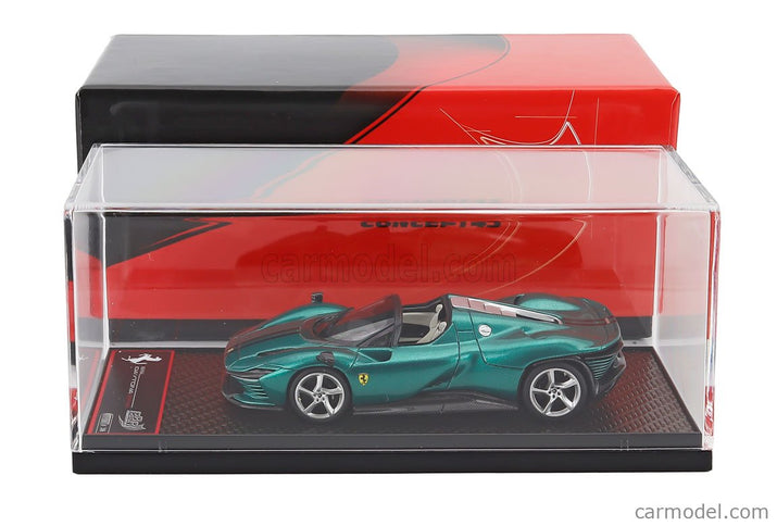 Ferrari Daytona SP3 Serie Icona Open Roof 2022 1:43 BBR Models zelená Manzoni - zelená čierna