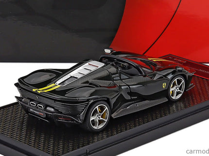 Ferrari Daytona SP3 Serie Icona Open Roof 2022 1:43 BBR Models zelená British - zelená žltá