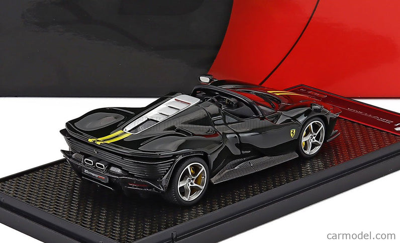 Ferrari Daytona SP3 Serie Icona Open Roof 2022 1:43 BBR Models zelená British - zelená žltá