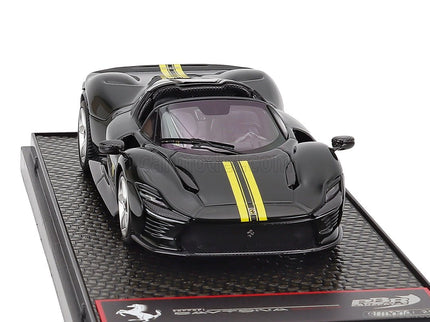 Ferrari Daytona SP3 Serie Icona Open Roof 2022 1:43 BBR Models zelená British - zelená žltá