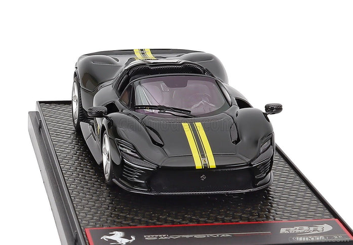 Ferrari Daytona SP3 Serie Icona Open Roof 2022 1:43 BBR Models zelená British - zelená žltá