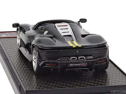 Ferrari Daytona SP3 Serie Icona Open Roof 2022 1:43 BBR Models zelená British - zelená žltá