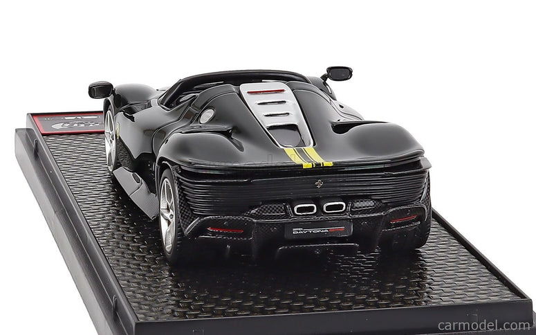 Ferrari Daytona SP3 Serie Icona Open Roof 2022 1:43 BBR Models zelená British - zelená žltá