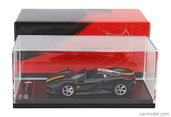 Ferrari Daytona SP3 Serie Icona Open Roof 2022 1:43 BBR Models zelená British - zelená žltá