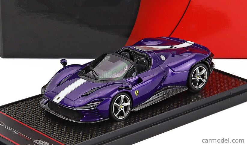 Ferrari Daytona SP3 Serie Icona Open Roof 2022 1:43 BBR Models fialová Dino - fialová biela