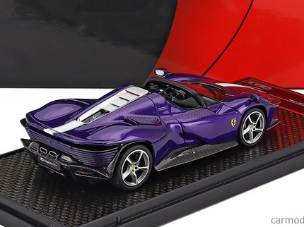 Ferrari Daytona SP3 Serie Icona Open Roof 2022 1:43 BBR Models fialová Dino - fialová biela