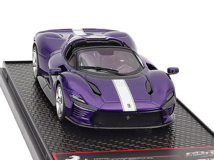 Ferrari Daytona SP3 Serie Icona Open Roof 2022 1:43 BBR Models fialová Dino - fialová biela