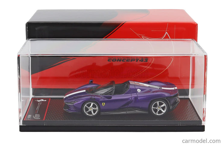 Ferrari Daytona SP3 Serie Icona Open Roof 2022 1:43 BBR Models fialová Dino - fialová biela
