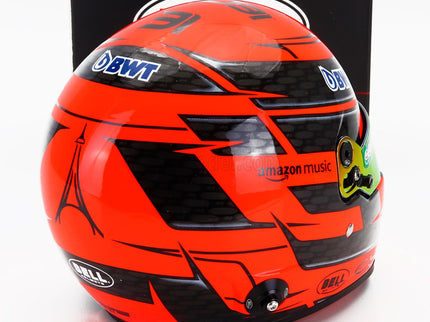Bell Helmet Helma F1 Esteban Ocon Team Bwt Alpine N°31 Sezóna 2024 1:2 Mini Helmet oranžová