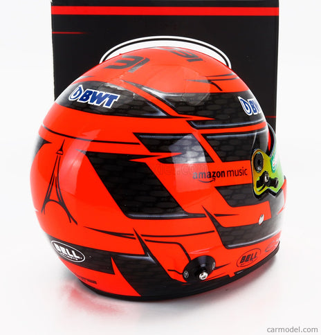 Bell Helmet Helma F1 Esteban Ocon Team Bwt Alpine N°31 Sezóna 2024 1:2 Mini Helmet oranžová