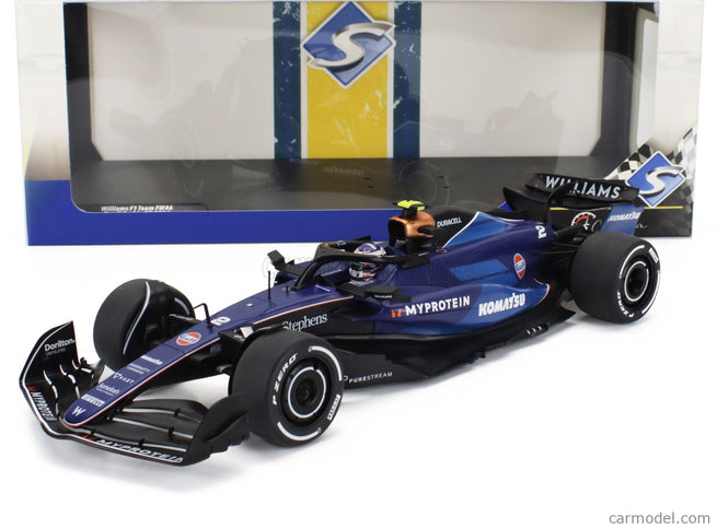 Williams F1 FW46 Team Williams Racing N°2 Saudi Arabia 2024 Logan Sargeant 1:18 Solido 2 Tone modrá