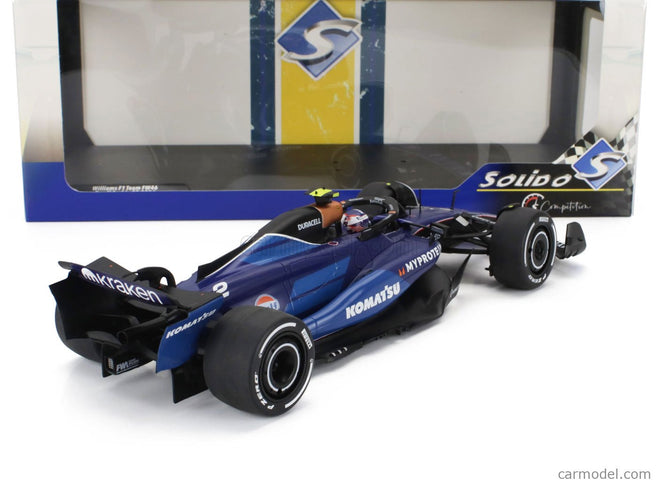 Williams F1 FW46 Team Williams Racing N°2 Saudi Arabia 2024 Logan Sargeant 1:18 Solido 2 Tone modrá