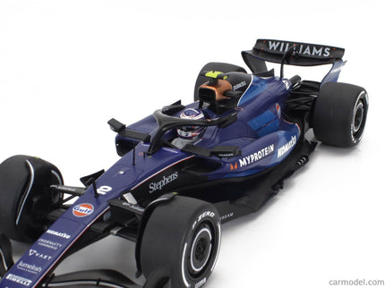 Williams F1 FW46 Team Williams Racing N°2 Saudi Arabia 2024 Logan Sargeant 1:18 Solido 2 Tone modrá