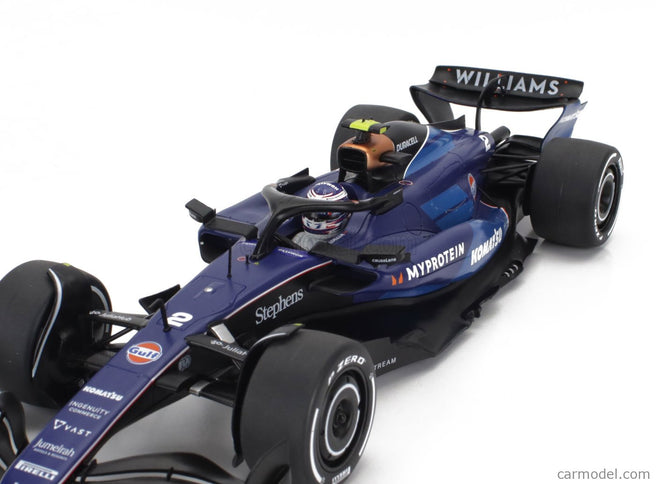 Williams F1 FW46 Team Williams Racing N°2 Saudi Arabia 2024 Logan Sargeant 1:18 Solido 2 Tone modrá