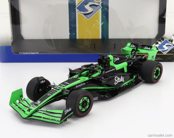 Sauber F1 C44 Team Stake Kick N°77 Japan GP 2024 Valtteri Bottas 1:18 Solido zelená čierna