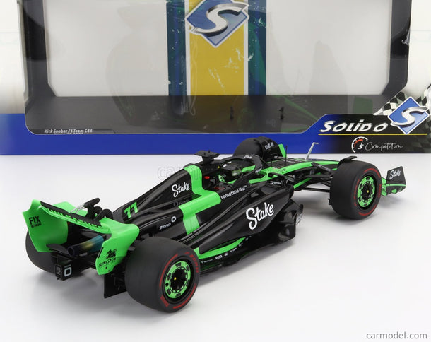 Sauber F1 C44 Team Stake Kick N°77 Japan GP 2024 Valtteri Bottas 1:18 Solido zelená čierna
