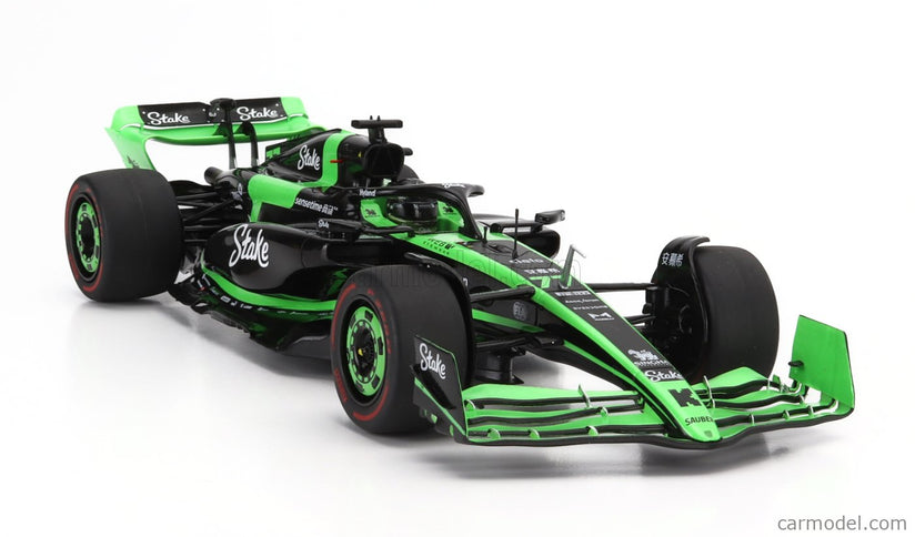 Sauber F1 C44 Team Stake Kick N°77 Japan GP 2024 Valtteri Bottas 1:18 Solido zelená čierna