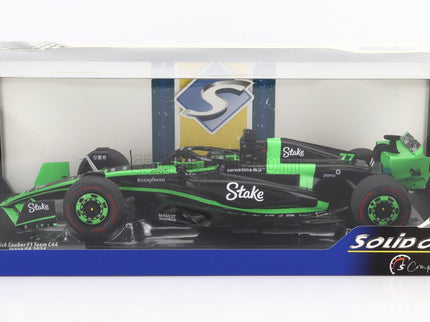 Sauber F1 C44 Team Stake Kick N°77 Japan GP 2024 Valtteri Bottas 1:18 Solido zelená čierna