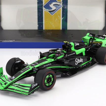 SAUBER | F1  C44 TEAM STAKE KICK N 24 BAHRAIN GP 2024 ZHOU GUANYU | GREEN BLACK