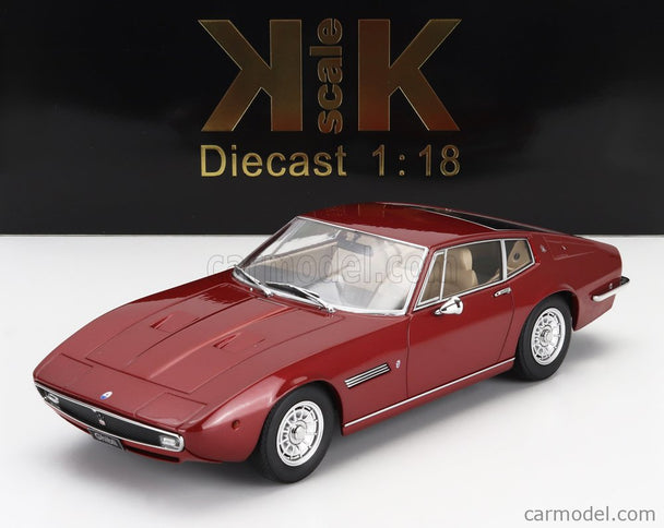 Maserati Ghibli Coupe 1969 1:18 KK Scale červená metalická