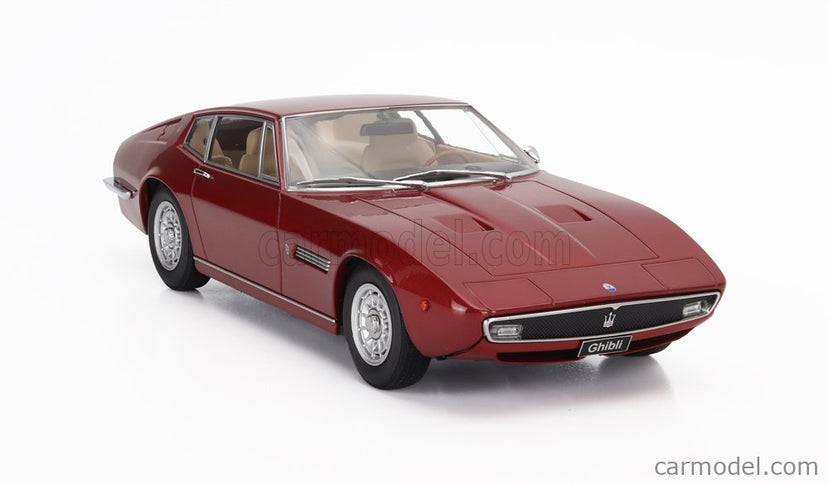 Maserati Ghibli Coupe 1969 1:18 KK Scale červená metalická