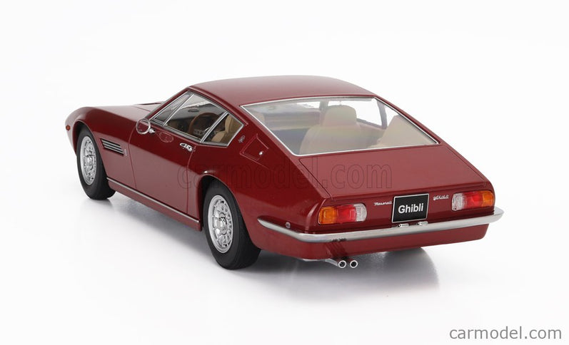 Maserati Ghibli Coupe 1969 1:18 KK Scale červená metalická