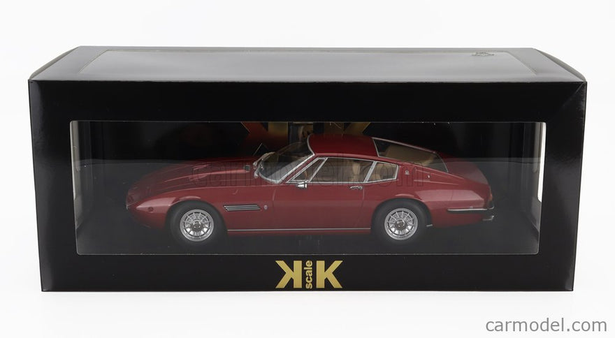 Maserati Ghibli Coupe 1969 1:18 KK Scale červená metalická