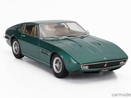 Maserati Ghibli Coupe 1969 1:18 KK Scale zelená metalická