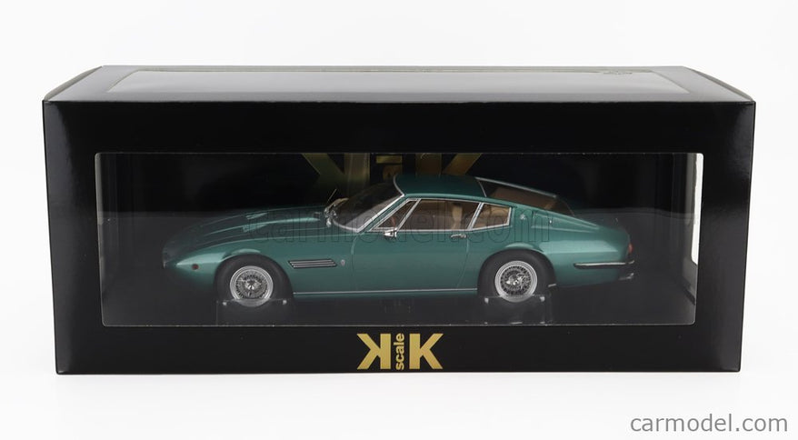Maserati Ghibli Coupe 1969 1:18 KK Scale zelená metalická