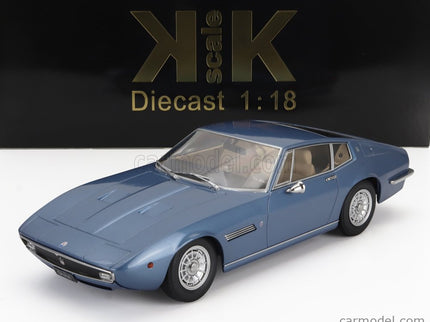 Maserati Ghibli Coupe 1969 1:18 KK Scale modrá metalická