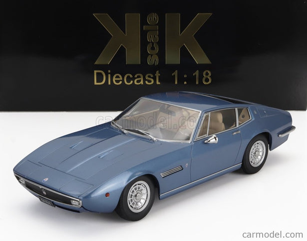 Maserati Ghibli Coupe 1969 1:18 KK Scale modrá metalická