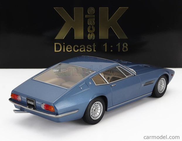 Maserati Ghibli Coupe 1969 1:18 KK Scale modrá metalická
