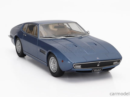 Maserati Ghibli Coupe 1969 1:18 KK Scale modrá metalická