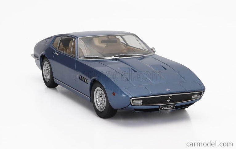 Maserati Ghibli Coupe 1969 1:18 KK Scale modrá metalická