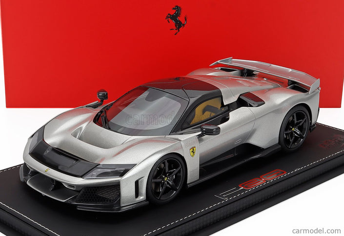 Ferrari F80 2024 - Carbon Disky 1:18 BBR Models Alluminio Lucido - sivá