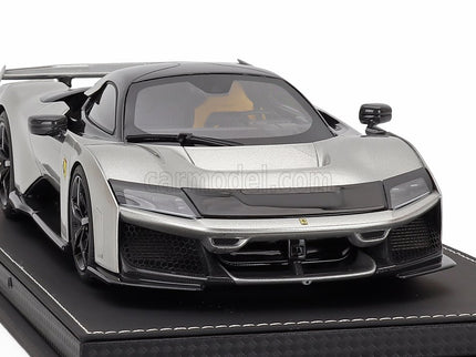 Ferrari F80 2024 - Carbon Disky 1:18 BBR Models Alluminio Lucido - sivá